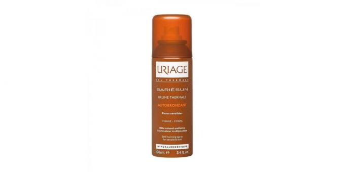 best tanning: Thermal Spray avtobronzant Uriage Bariesun