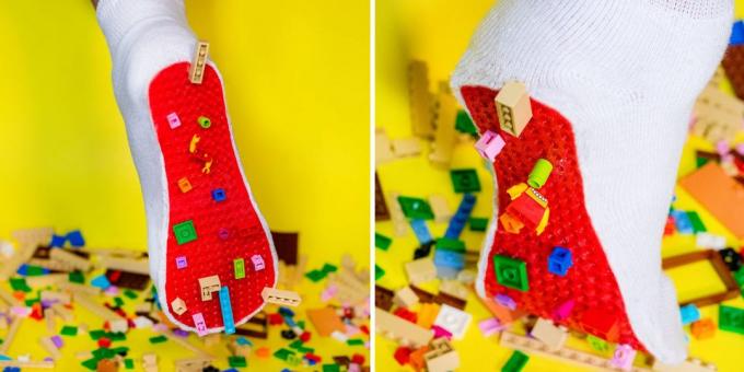 useless INVENTION socks for LEGO