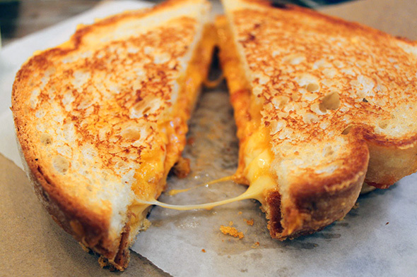 Hot cheese sandwich