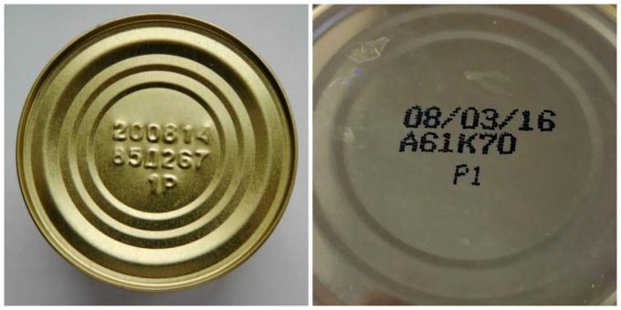 how to choose a canned food: study the markings
