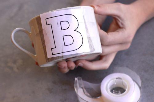 how to make a mug with the inscription