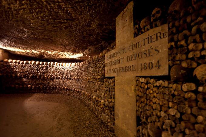 Paris catacombs