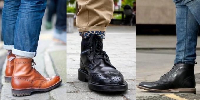 Fashionable shoes, brogues for autumn and winter 2019/2020