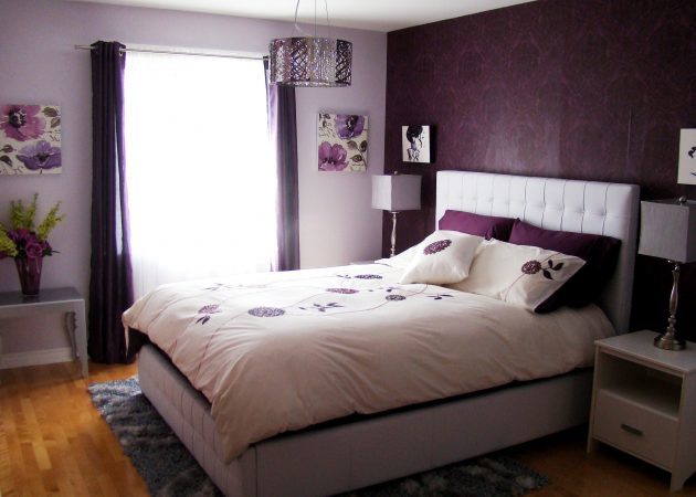 Small bedroom: accent color