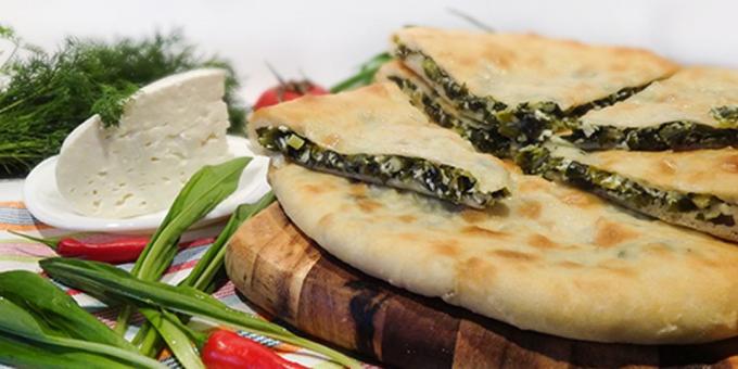 Recipes: Ossetian pies with wild garlic and cheese