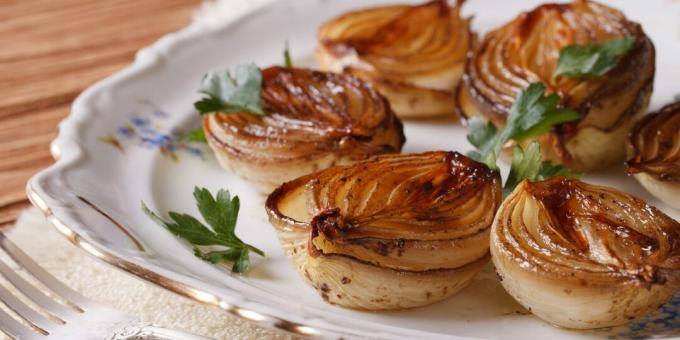 Baked onions with balsamic caramel. So you haven’t cooked it yet!