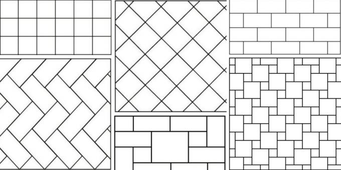 Types of tiling