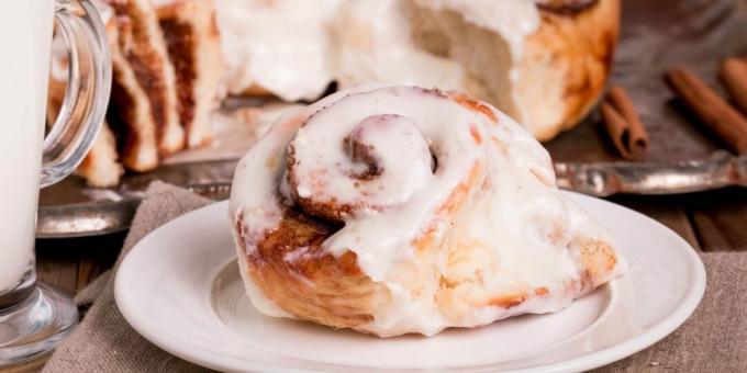 Cinnamon rolls without yeast