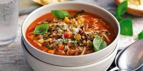 How to cook minestrone from the fact that there exists a home