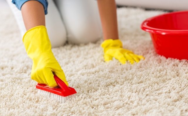 How to clean the carpet with vinegar