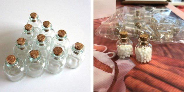 miniature bottles