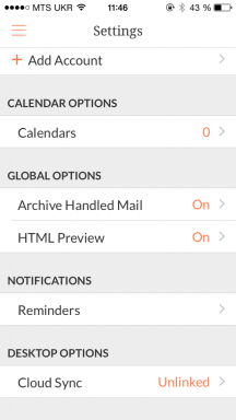 Handle for iOS - mail, reminders and calendar in a single application