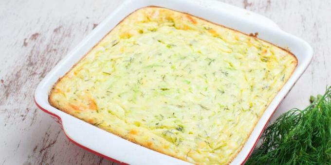 Not sure what to do with overripe zucchini? Prepare this tender casserole