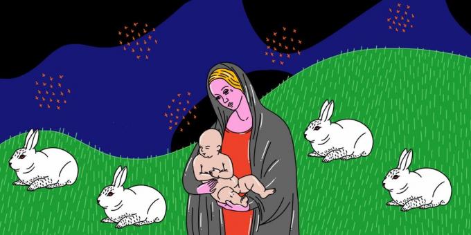 birth of a child - it's not about the rabbit and the lawn