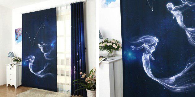 Curtains with constellations