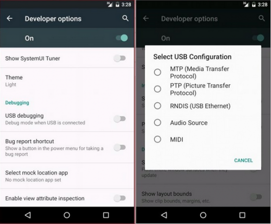 USB Configuration