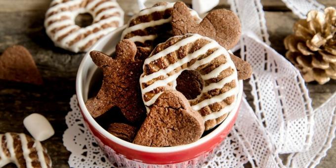 Gingerbread cookies without sugar