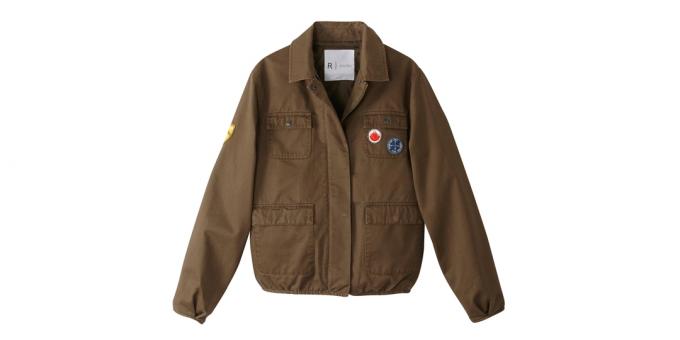 Jacket in military style