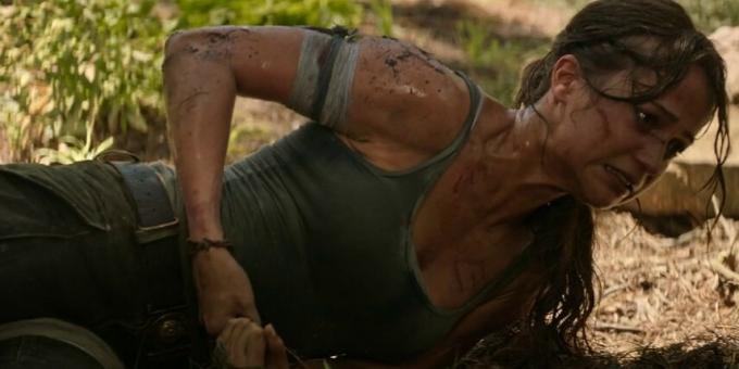 A scene from the movie "Tomb Raider: Lara Croft"