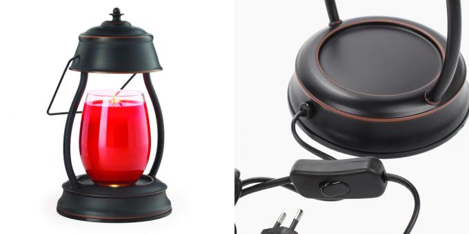 Fragrances for a cozy atmosphere at home: Electric lantern for scented candles