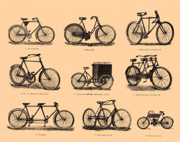 The prototype of the bike was patented in 1818