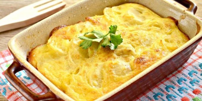 Potato casserole with minced meat