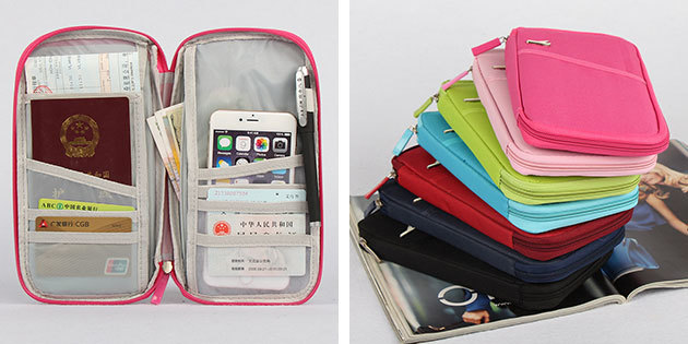 organizer for passports and cards