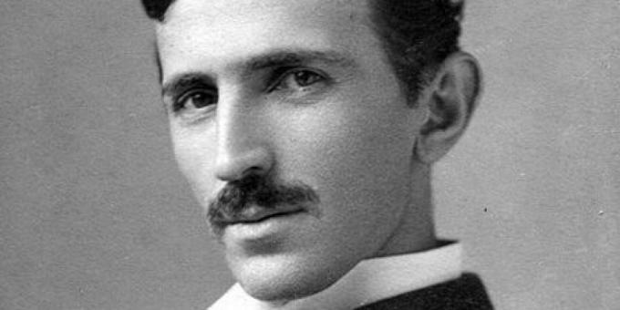 Nikola Tesla as a young man