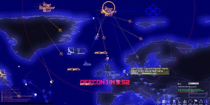 Games about the war: DEFCON