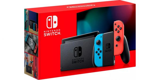 Box updated version of Nintendo Switch