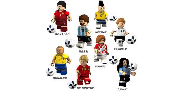 Souvenirs for the World Cup. Lego-players