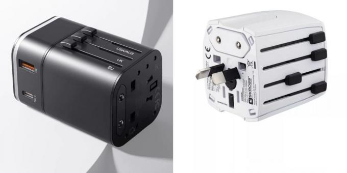 What to take along for the ride: a universal adapter for sockets
