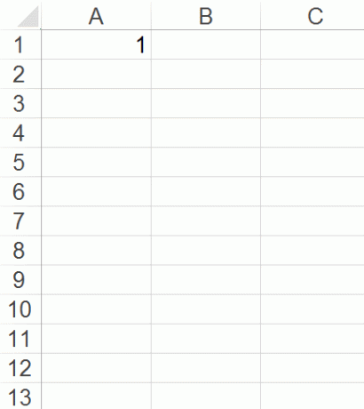 AutoComplete numbers in Excel