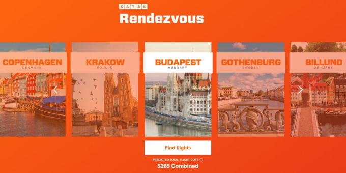 Rendezvous: the service define the appropriate city