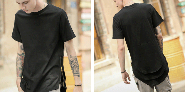 Fashionable men's t-shirts with AliExpress