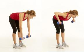 4 exercises for women, aimed at strengthening the muscles of the upper back