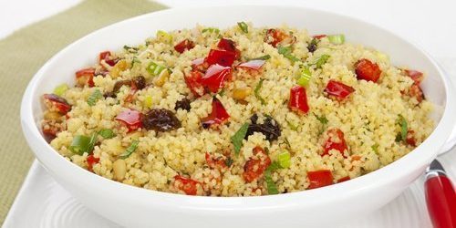 recipes for vegetarians: couscous with vegetables