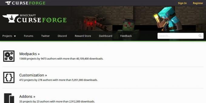 Fashion Where to download Minecraft: CurseForge