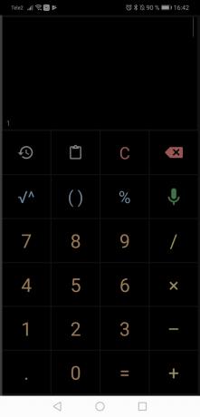 Calculator for Android: Dark theme