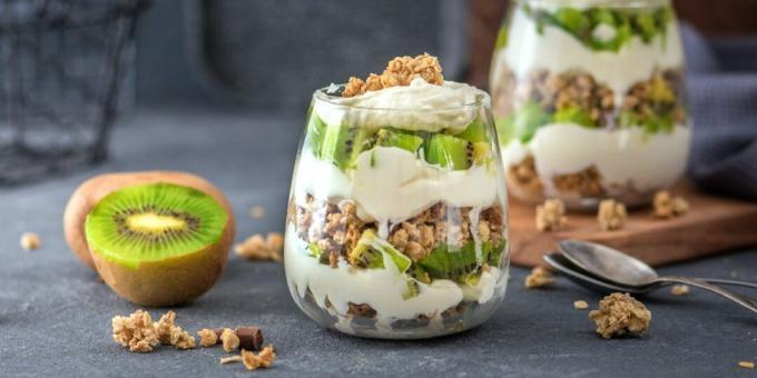 Kiwi Yogurt Dessert