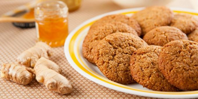 Spicy ginger cookies