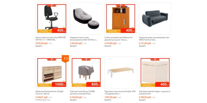 Furniture stores with delivery from Russia: "TechPort"
