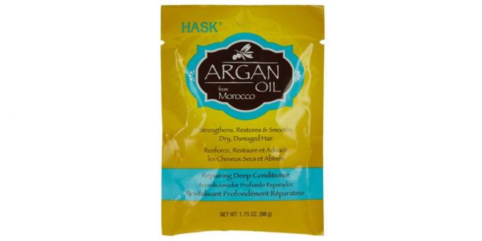 Hair mask with argan oil