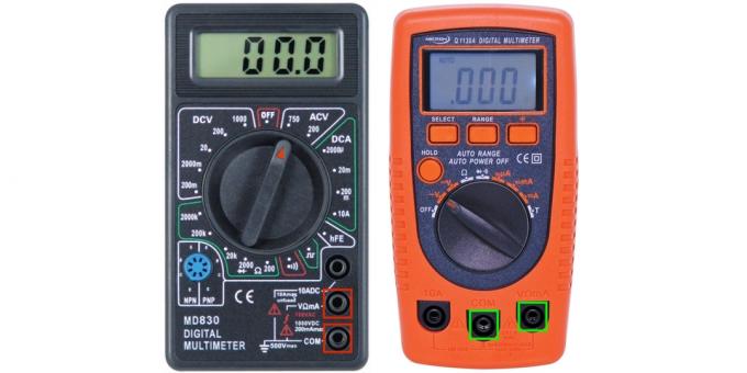 How to use a multimeter: measure ac voltage 