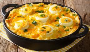 Oven baked Anglesey eggs