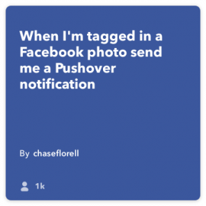 IFTTT day: Introduction to service Pushover