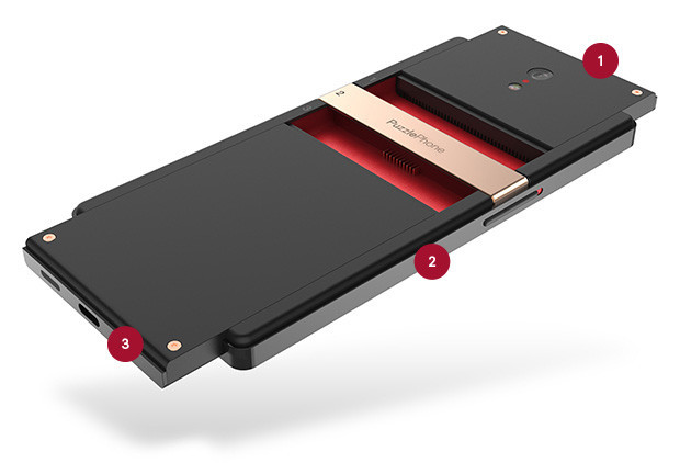 Modular smartphone with updated "stuffing"