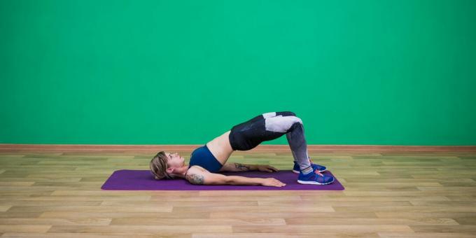 Simple Yoga Exercises: Bridge Pose
