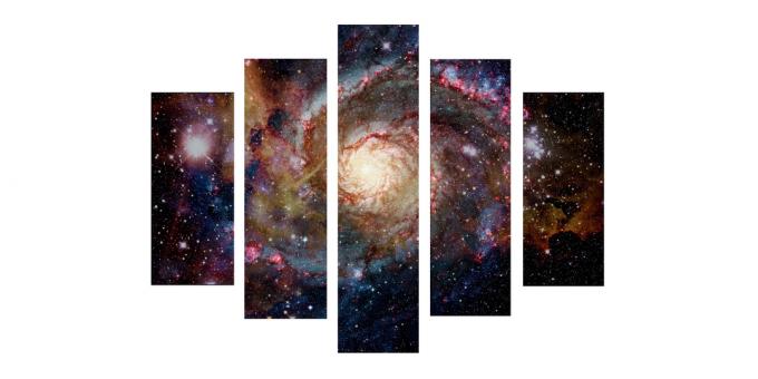 Modular picture "Shining of galaxies"