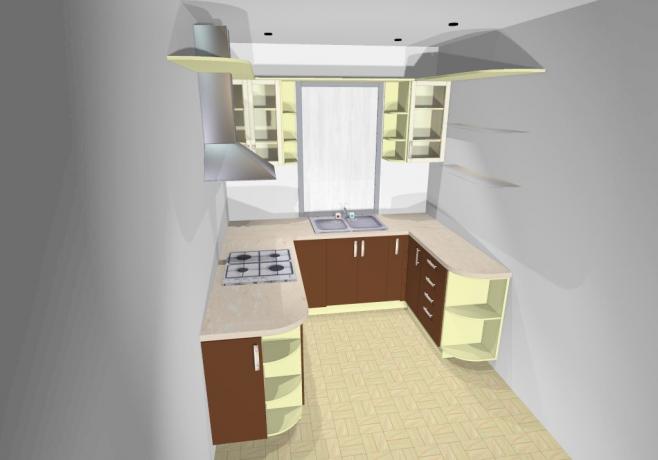 How to choose the kitchen: U-shaped kitchen